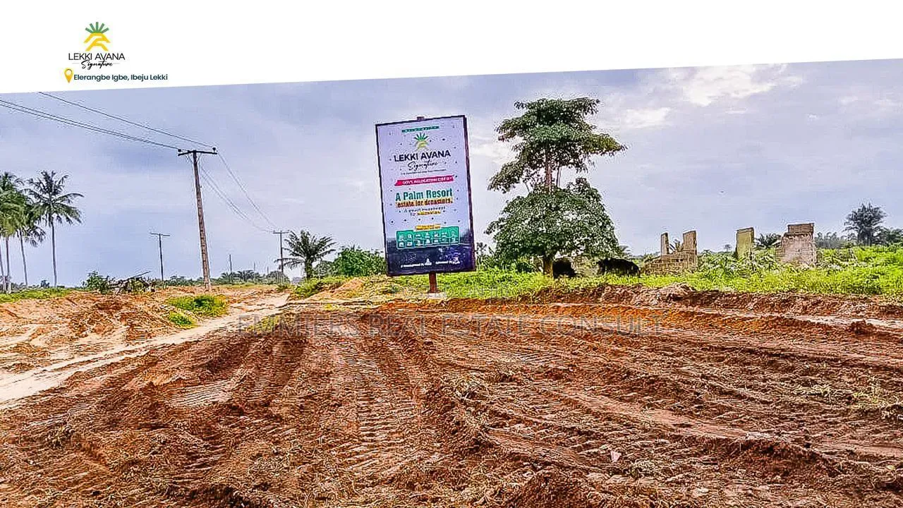 Govt.Allocation Cofo on a Signature Resort Palm Estate in Lekki Avana in Lekki Expressway