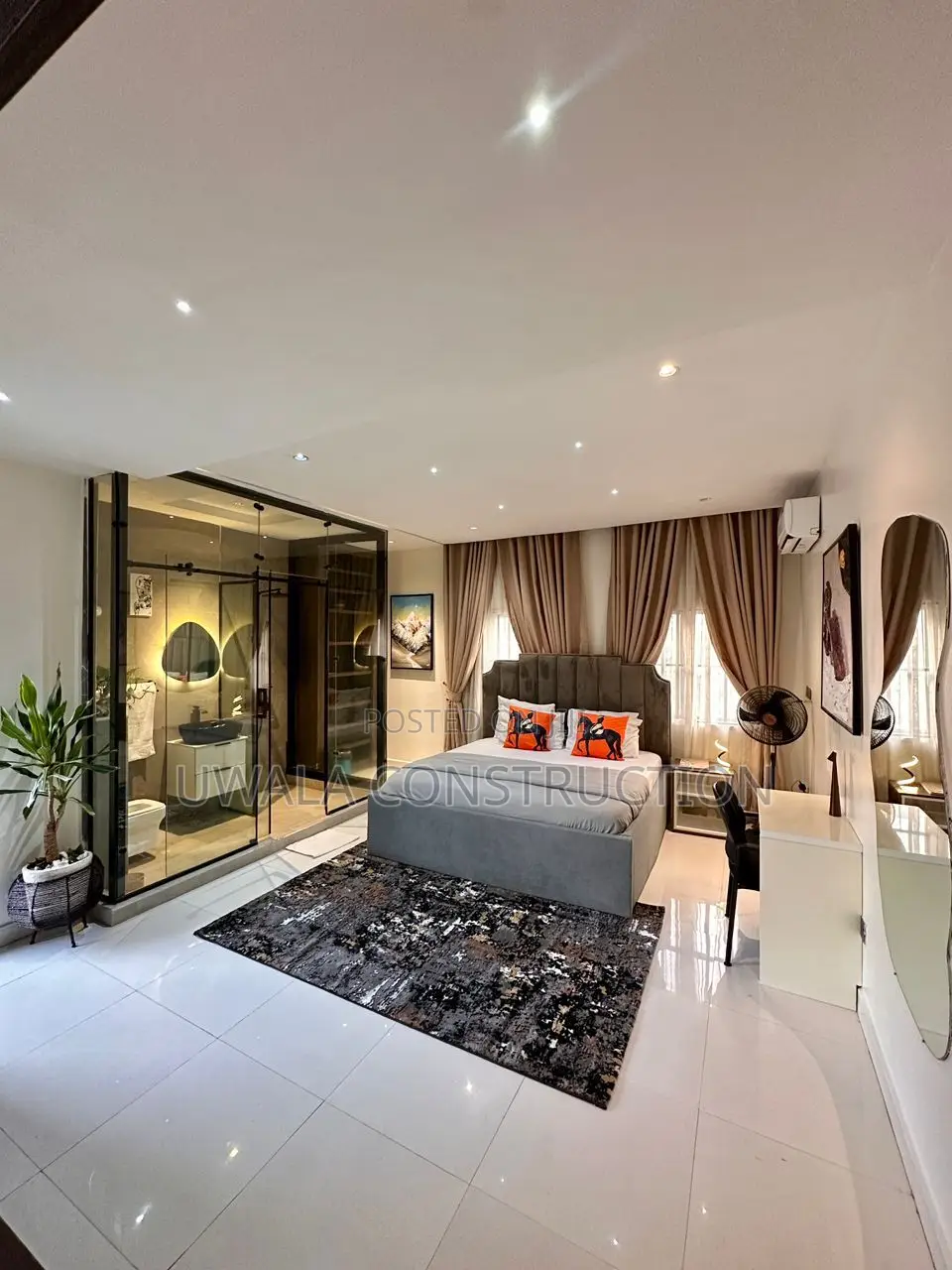 Ultra-Modern 3-Bedroom Smart Short-Let With Lounge Balcony – Wuse 2 in Wuse 2