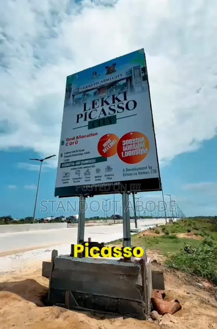 Own Your Plot Along Coastal Road at Lekki Picaso City in Abijo