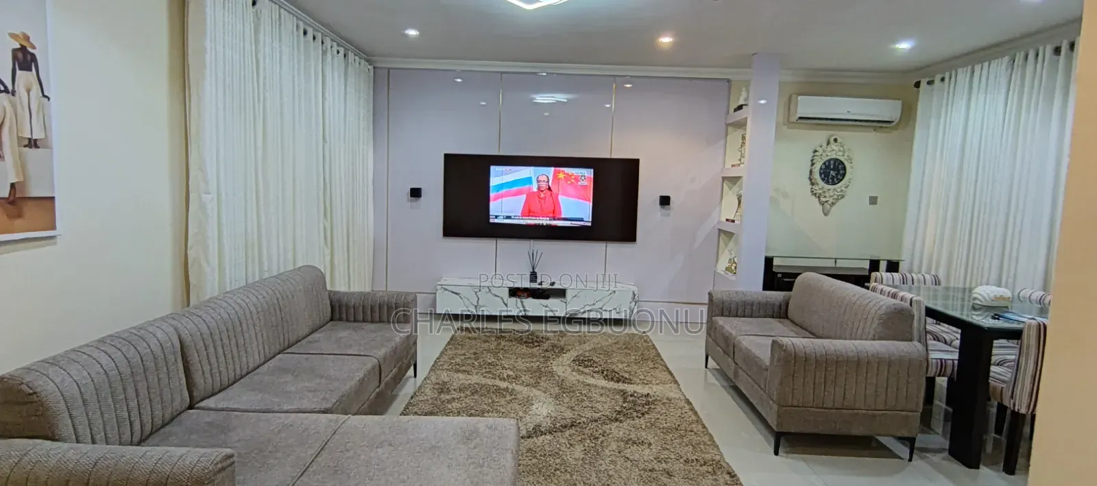 Luxury Content Kitchen Studio | Apo | Ac, Wi-Fi, 24/7 Power in Guze