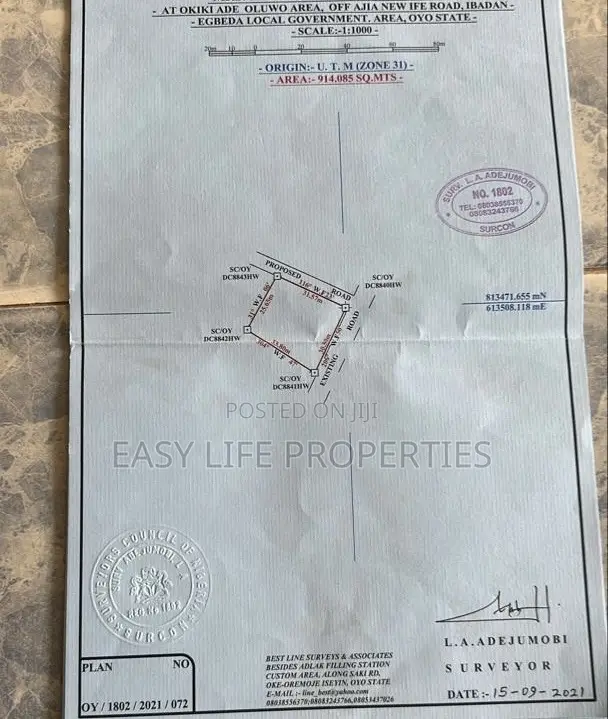 2 Plot of Commercial Land at Oluwo Ajia in Oluwo