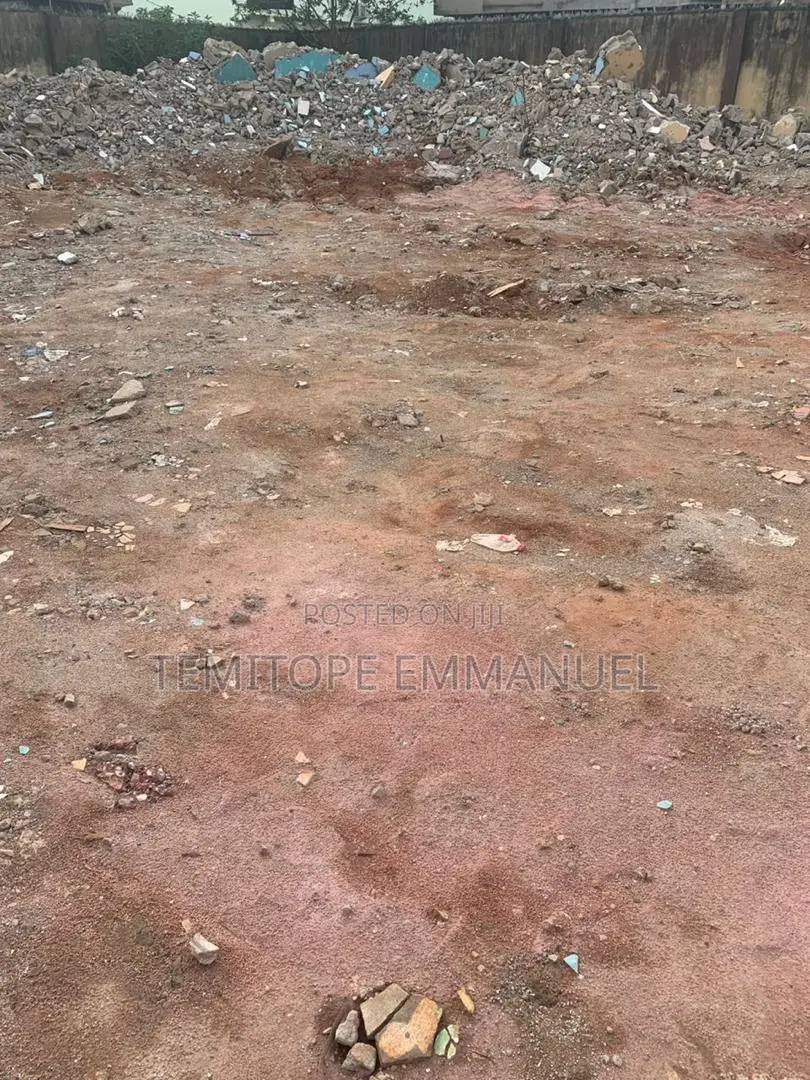Well Fenced Round Table One and Half Plot of Land in Agege