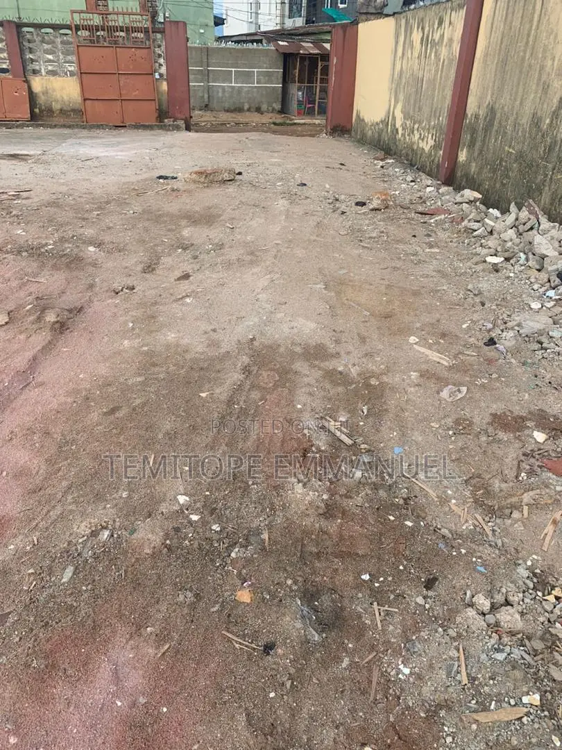 Well Fenced Round Table One and Half Plot of Land in Agege