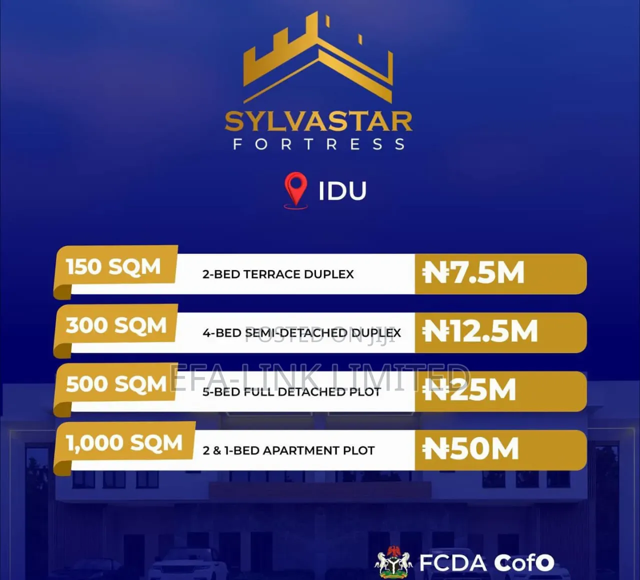 Fortress Estate, Idu, Beside the Army Estate in Idu Industrial