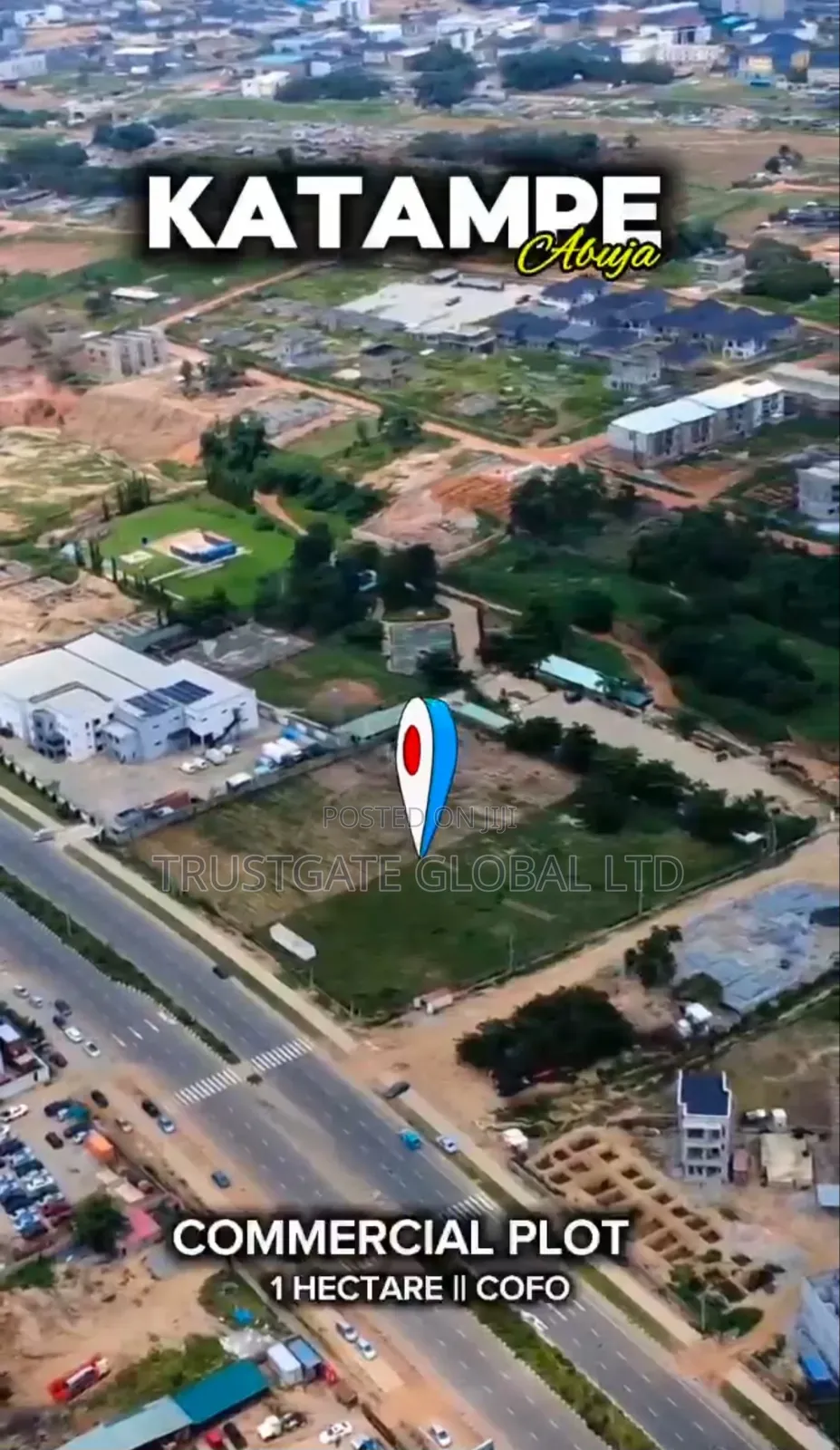Prime Commercial Land for Sale in Katampe Extension