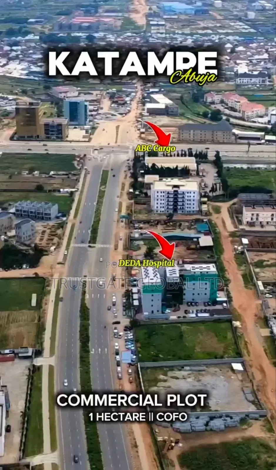 Prime Commercial Land for Sale in Katampe Extension