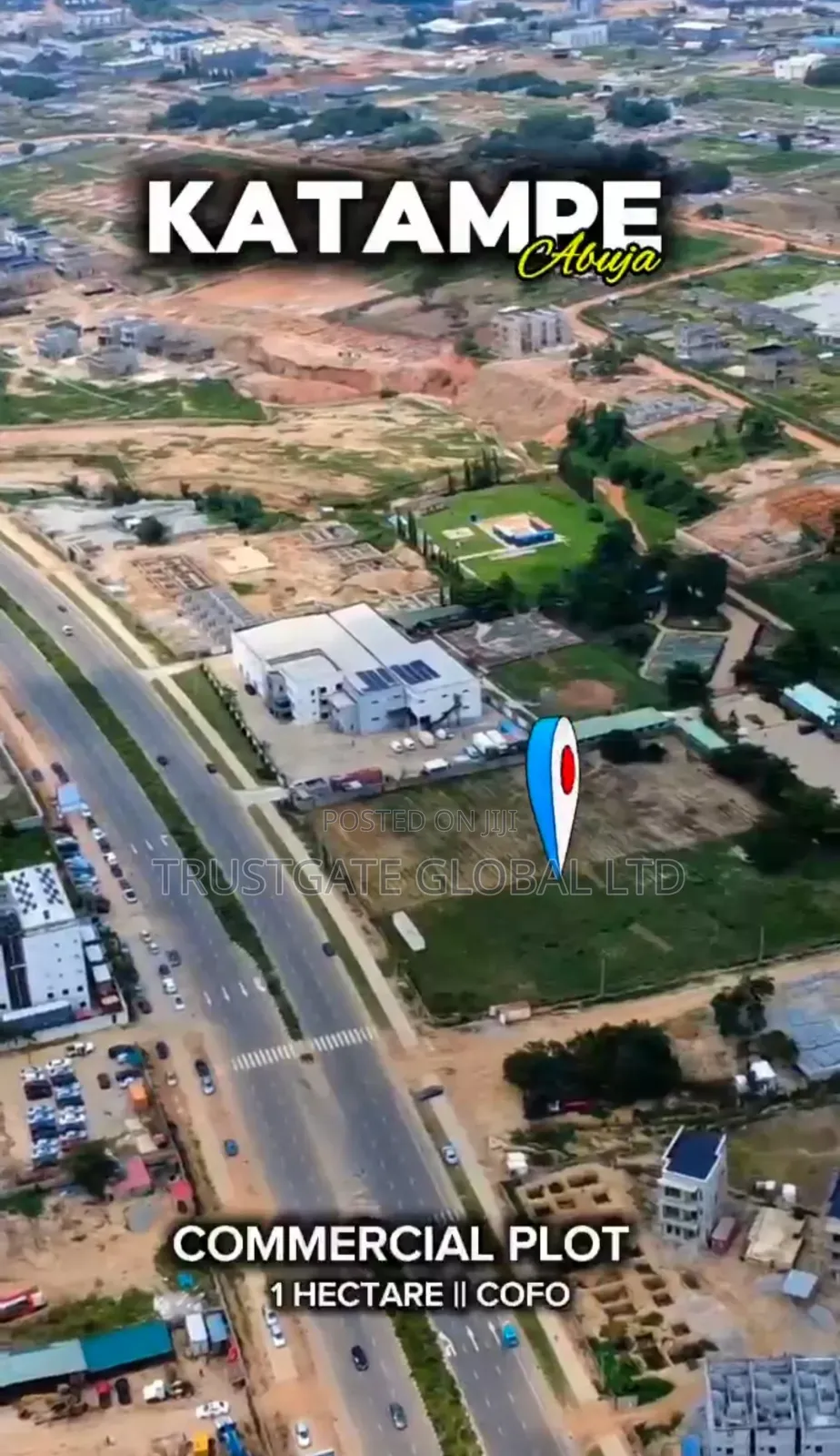 Prime Commercial Land for Sale in Katampe Extension