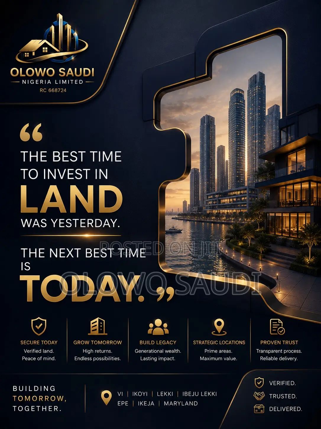 Commercial Space Facing Lekki Epe in Sangotedo