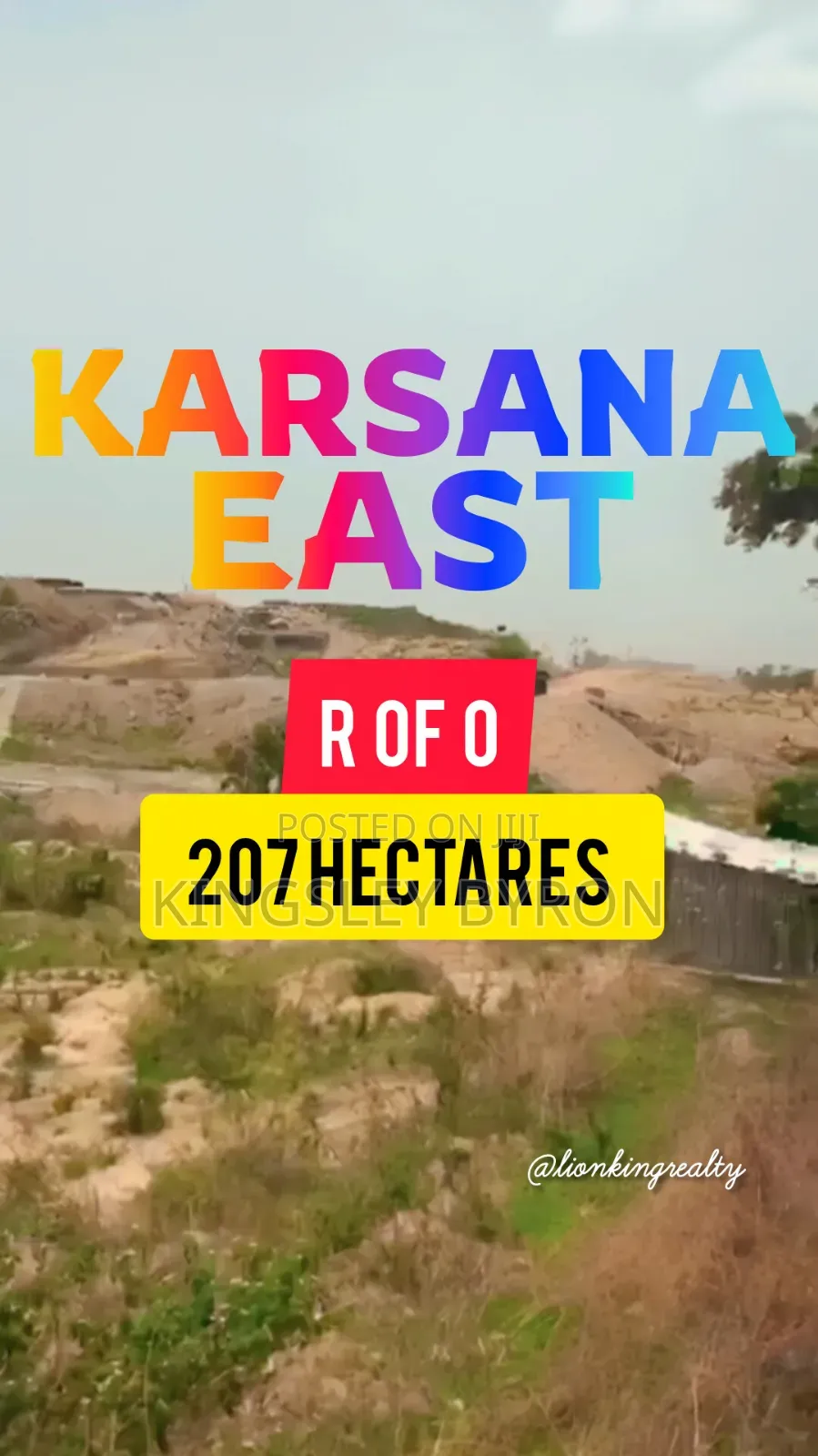 Fresh Karsana East 207 Hectares for Fast Sale in Karsana