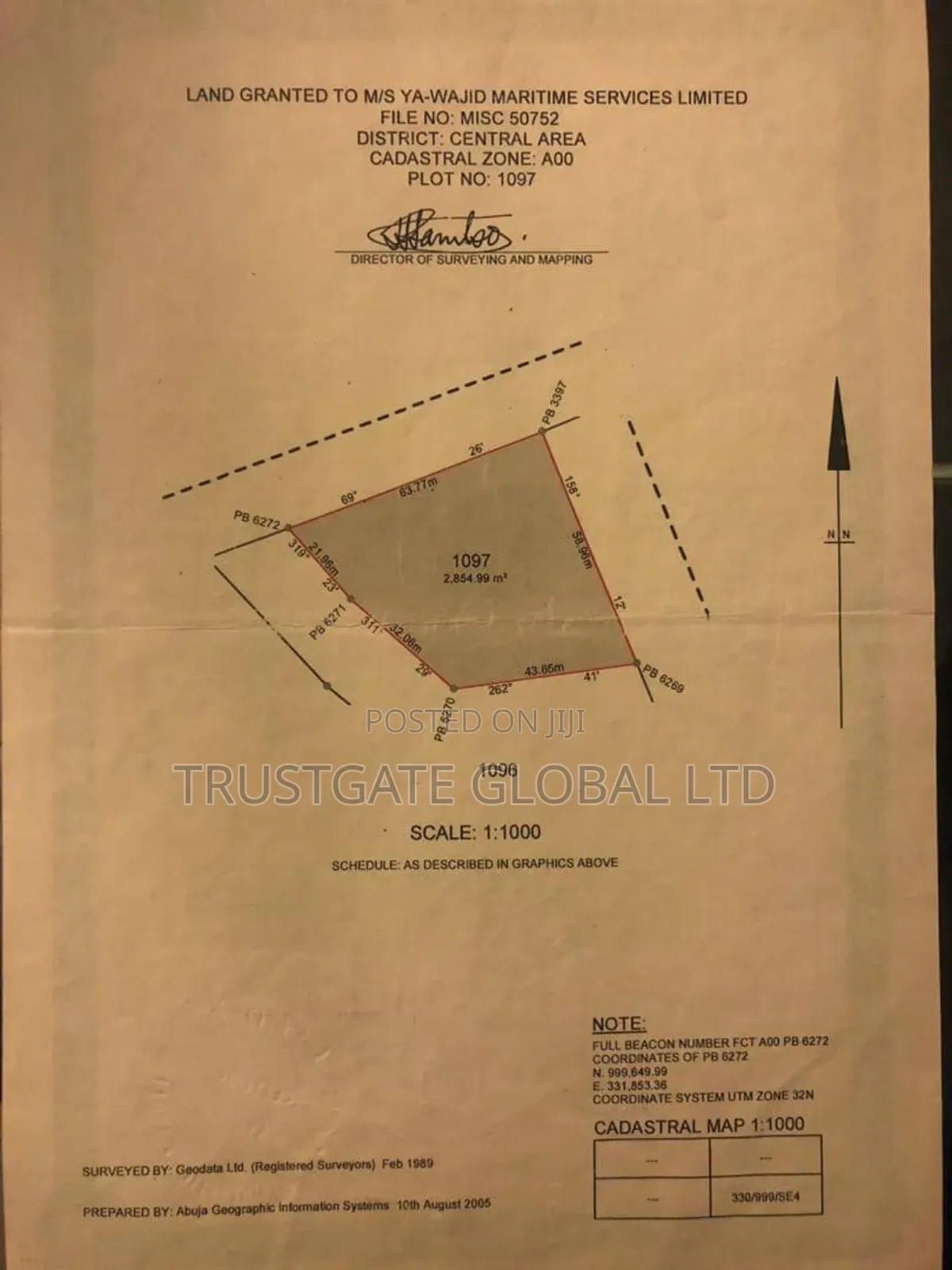 Prime Commercial Land in Central Area District in Central Business District