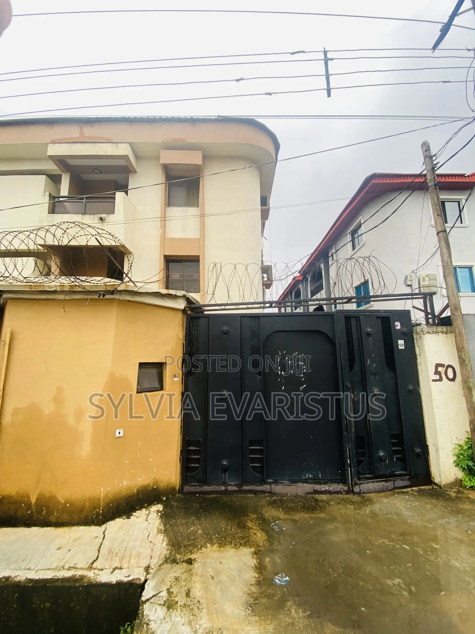 9bdrm Block of Flats in Canal Estate Okota, Ago Palace for sale in Ago Palace