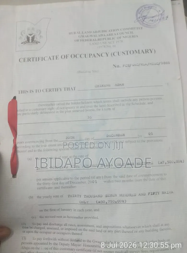 42 Hectares Estate Development in Kaida Dobi Estate Layout in Giri