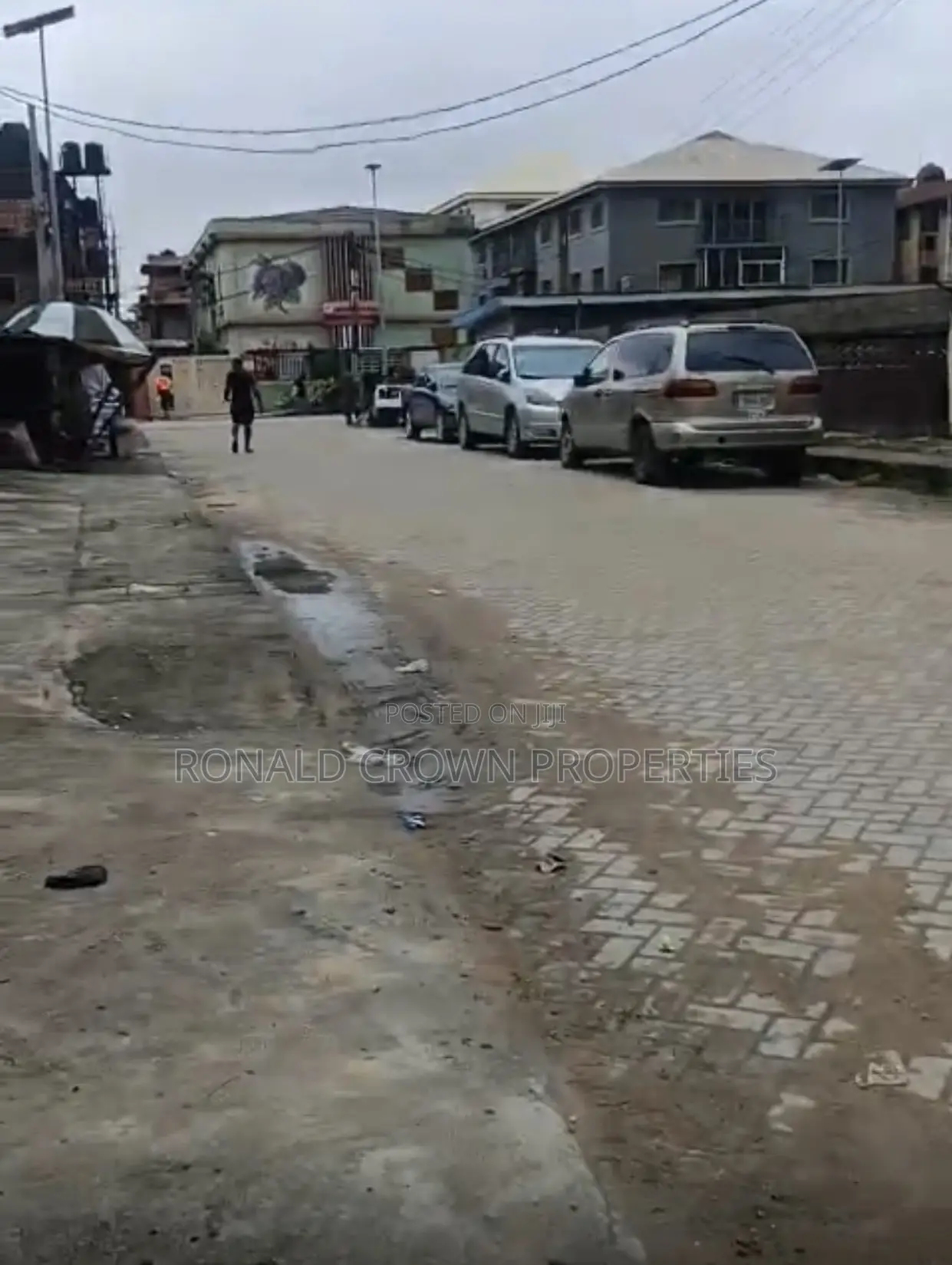 Gated Faced 700sqm of Land on Interlocking Street at Ago Palace in Ago Palace
