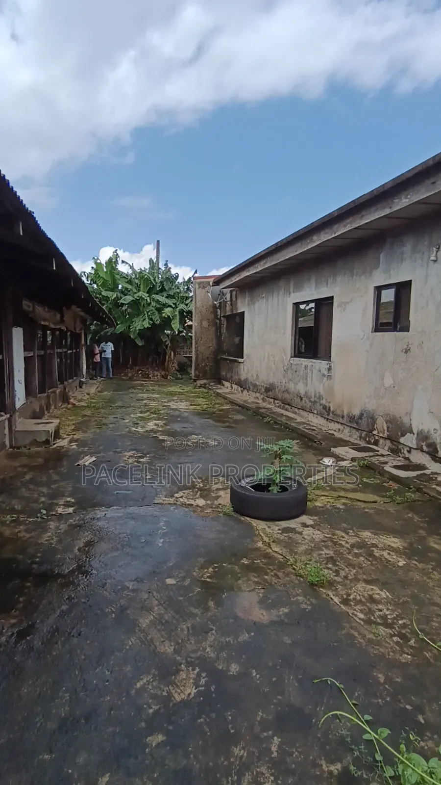 Half Plot of Land Fence With Gate in a Gated Estate. in Ayobo
