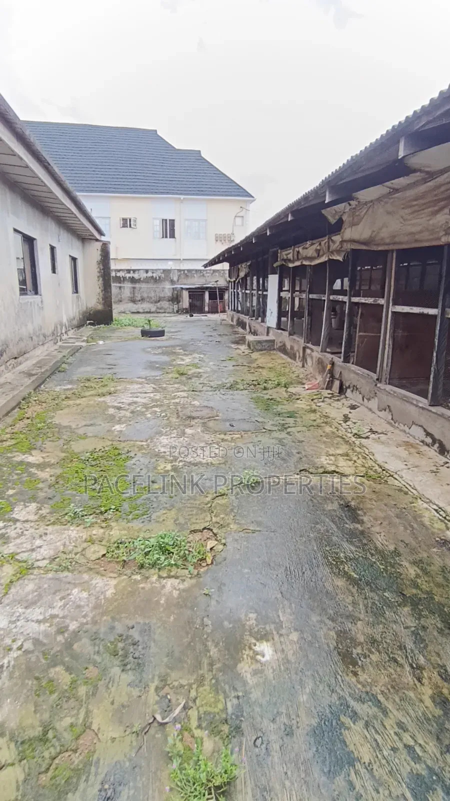 Half Plot of Land Fence With Gate in a Gated Estate. in Ayobo