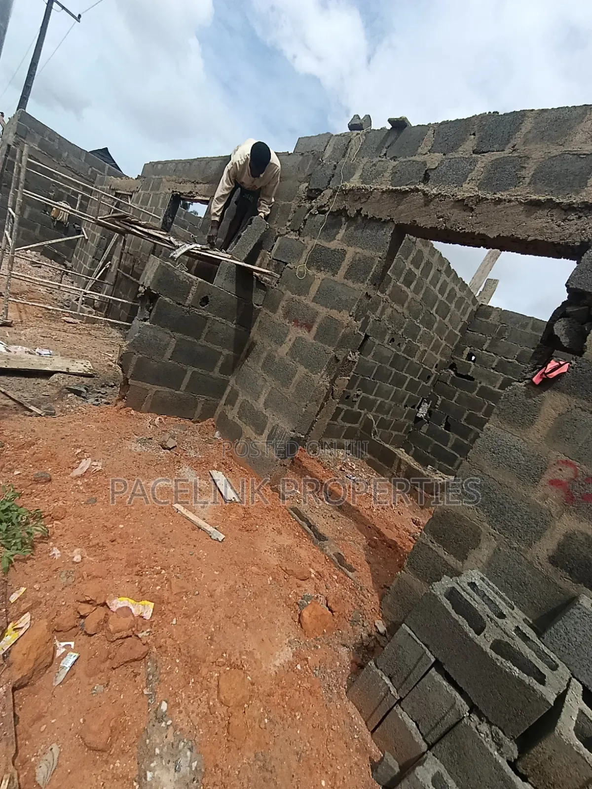 Newly Built Double Shop Along the Main Road for Sales. in Iyana Ipaja