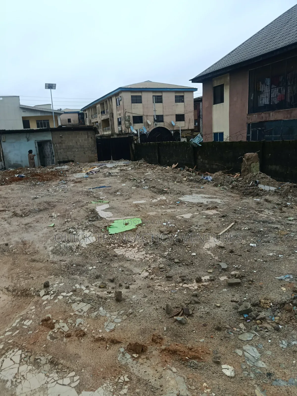 700 SQM of Land,Fenced Round With Gate on the Interlocked Road in Okota