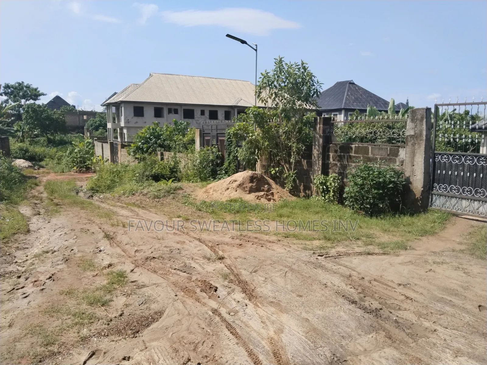 Lovely Plot of Land Fenced With Gate at Makogi Magboro Extension in Obafemi-Owode