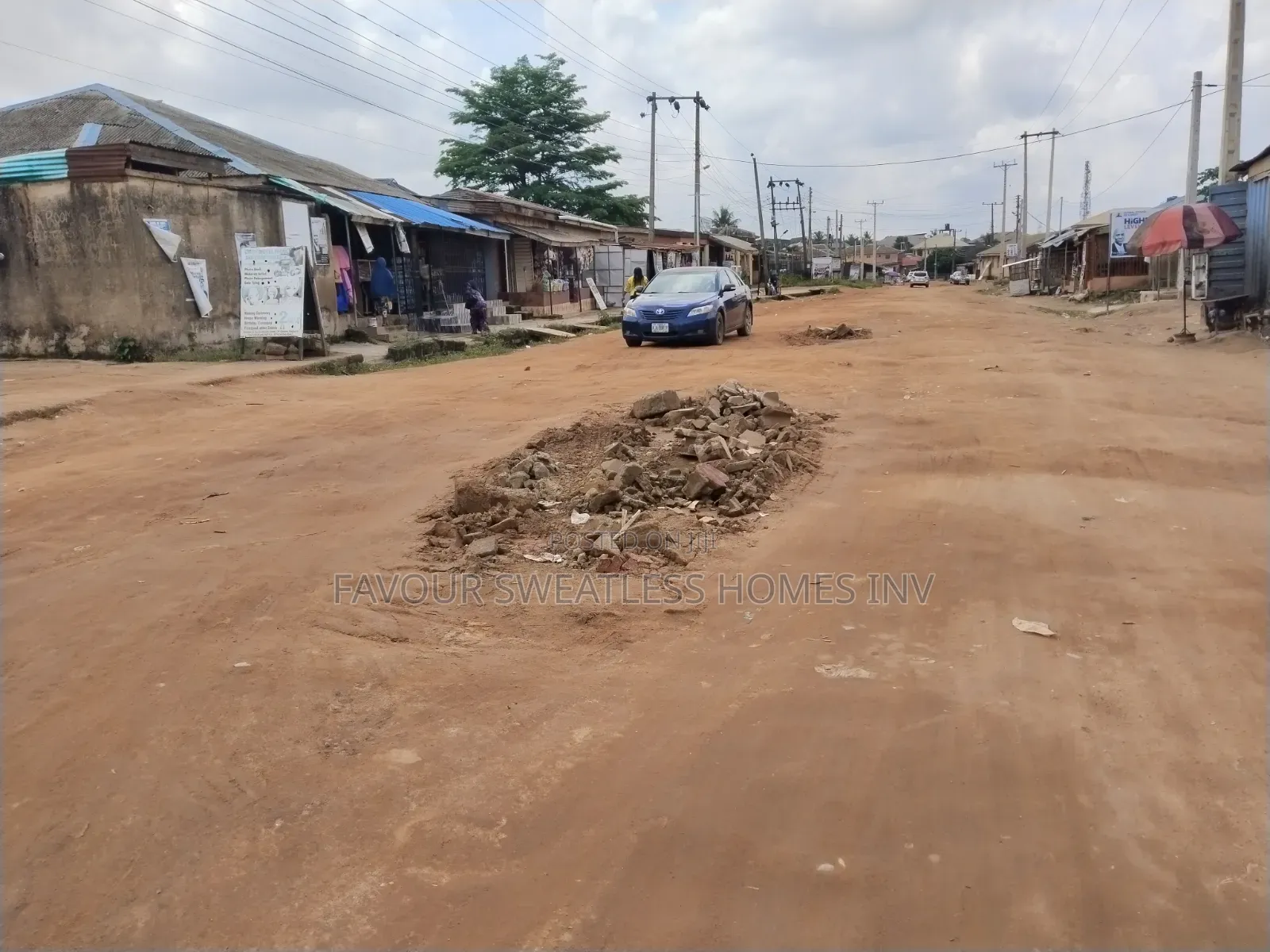 Half Plot of Land at Magboro via Ojodu Berger in Obafemi-Owode