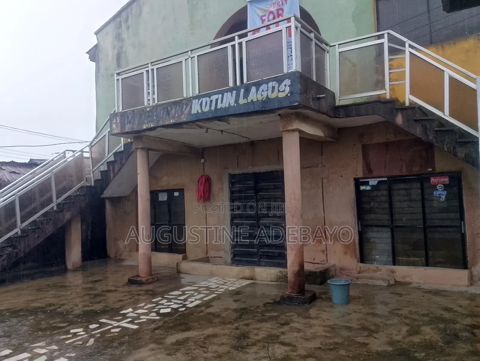 For Sale – Open Hall Property With 4bedroom Service Apartment in Ijegun