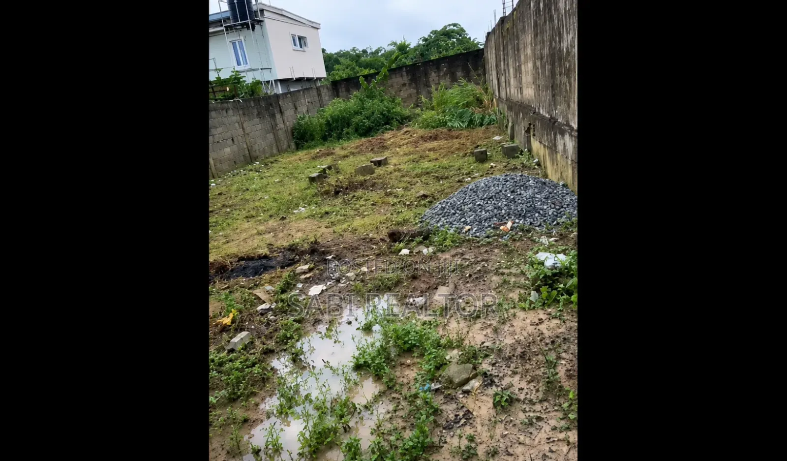 Residential Half Plot of Land Fenced Gated in a Serene Environment in Ogba Bus-Stop