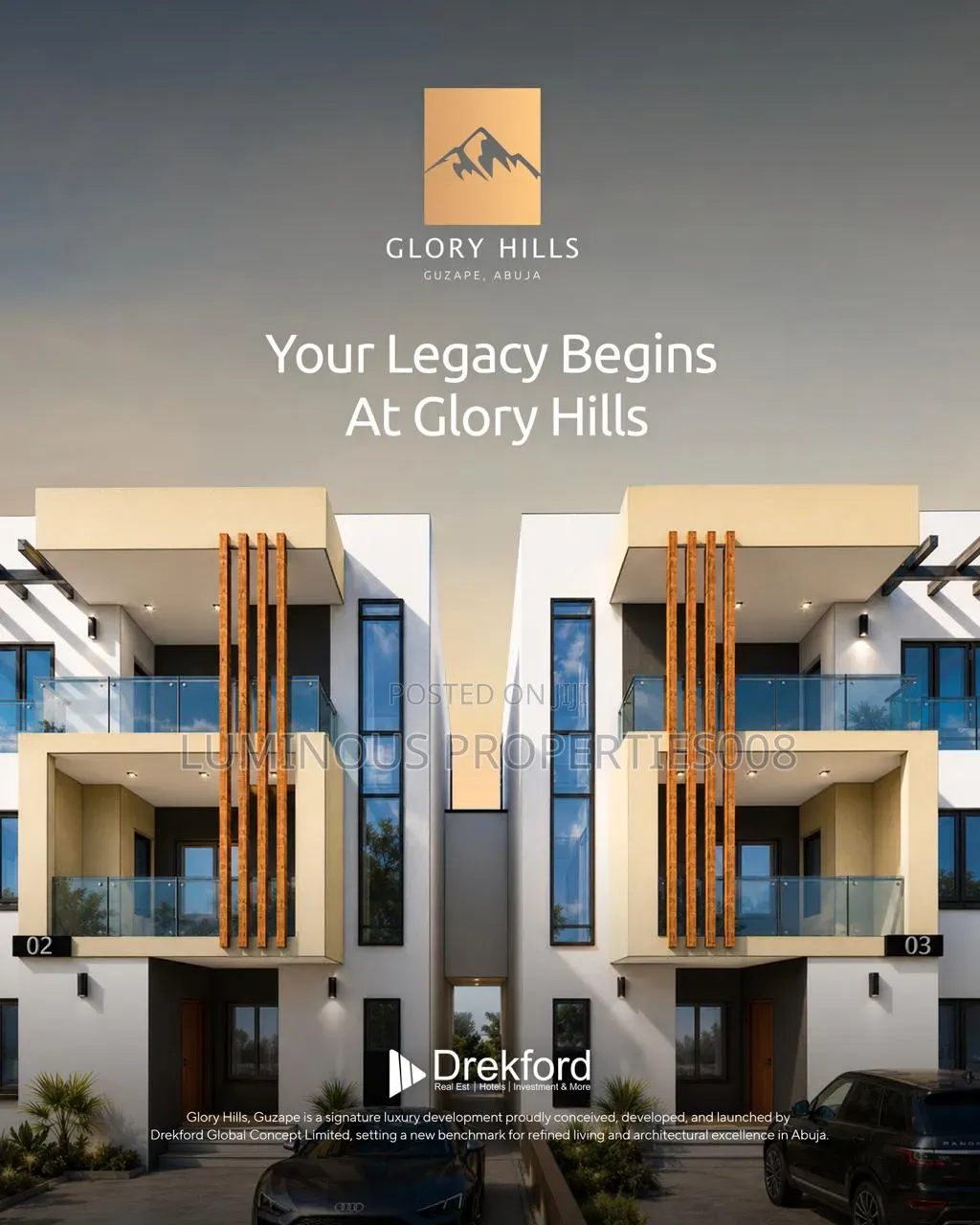 4bdrm Duplex in Glory Hills Guzape for sale in Guzape District