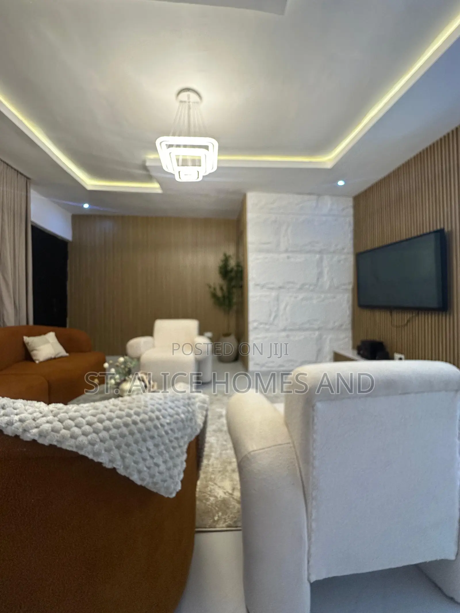 M T 2 Bedroom Orange Apartment With Washing Machine In Ajah Lekki in Off Lekki-Epe Expressway