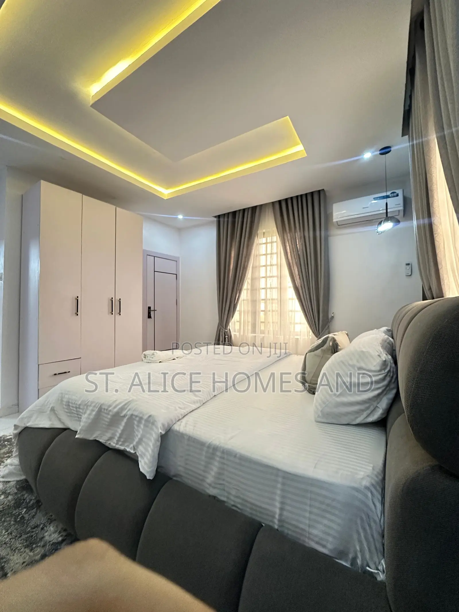 M T 2 Bedroom Black Apartment With Washing Machine In Ajah Lekki in Off Lekki-Epe Expressway