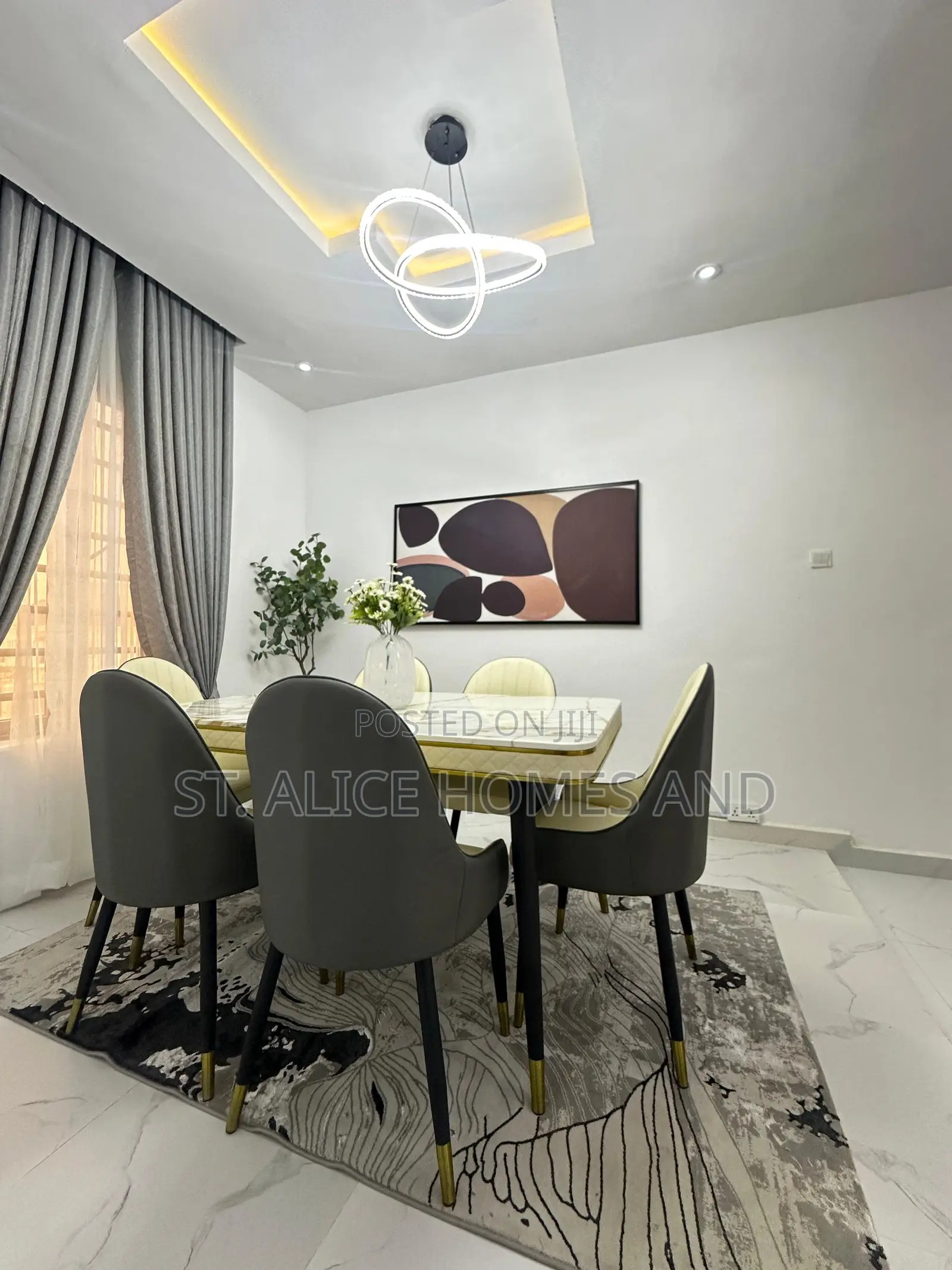 M T 2 Bedroom Black Apartment With Washing Machine In Ajah Lekki in Off Lekki-Epe Expressway