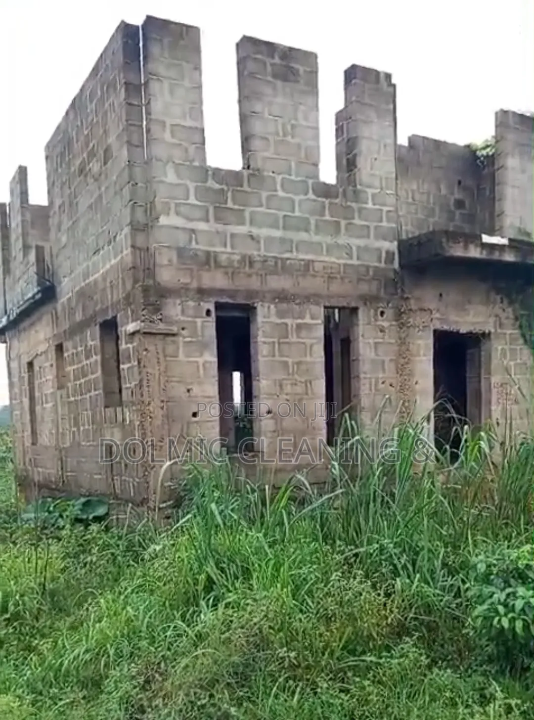 Quater Plot of Land With Building on It in Ayobo