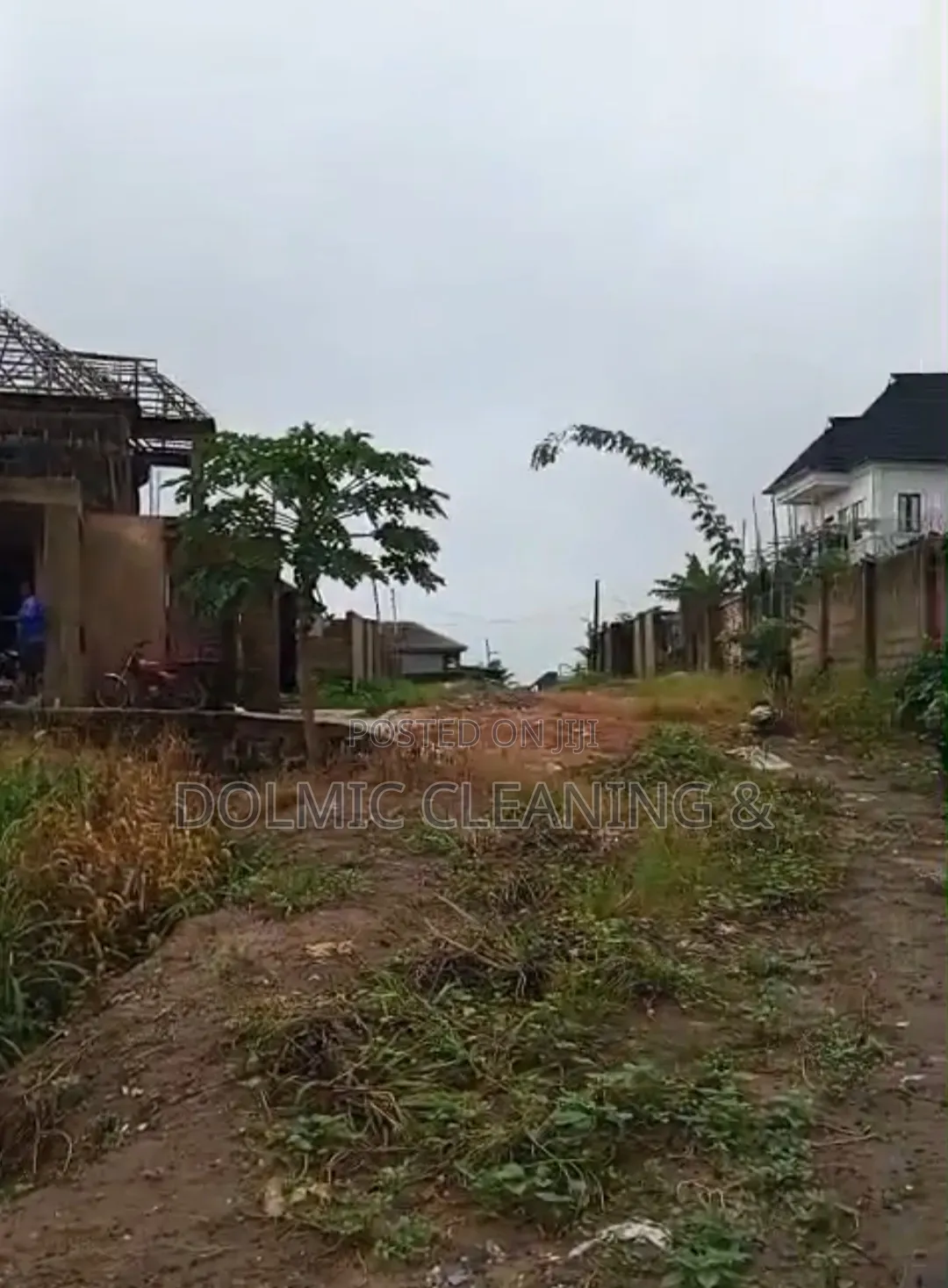 Quater Plot of Land With Building on It in Ayobo