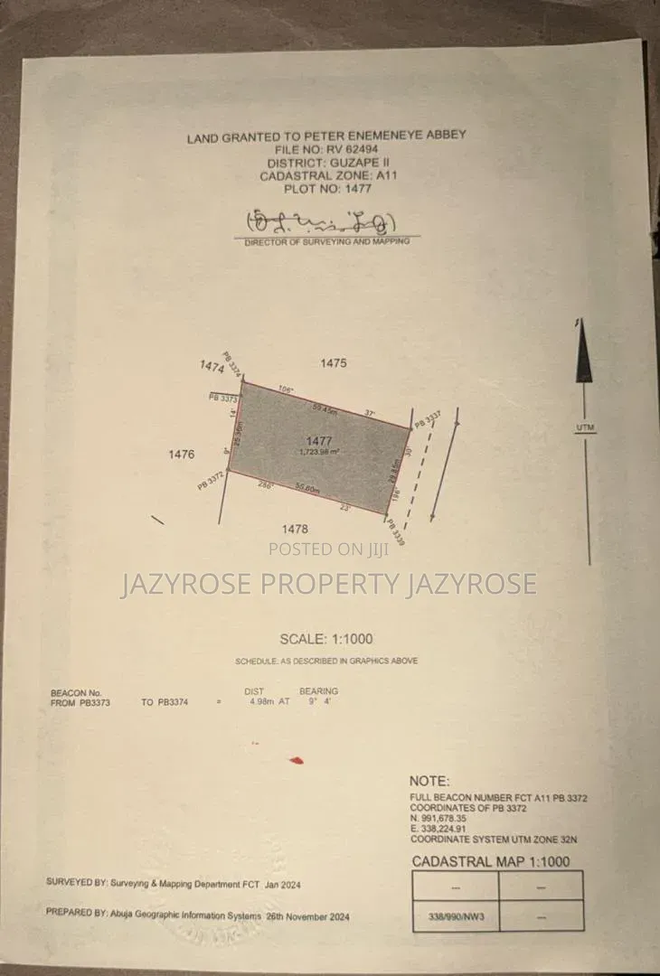 Hot Guzape 2 (A11) for Sale in Guzape District
