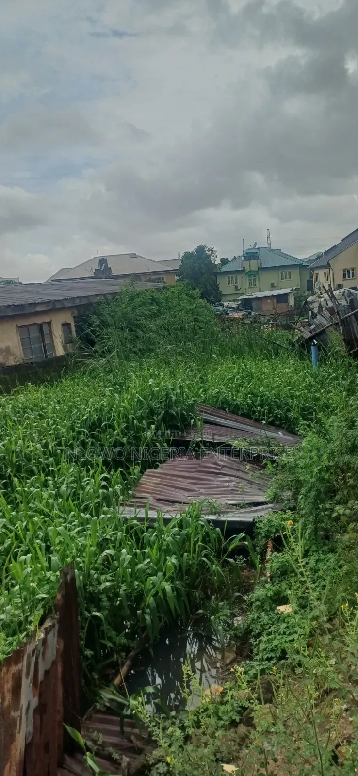 For Sale Half Plot of Land at Ajoke Salako Street Ifako Gbagada Lagos in Ifako-Gbagada