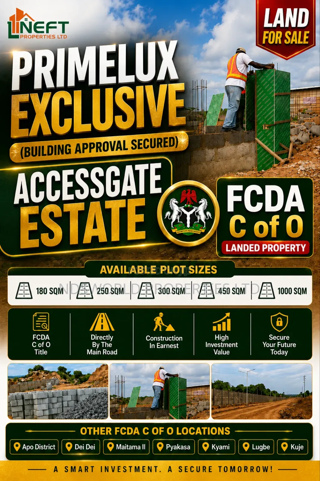 FCDA C of O Land for Sale in Apo With Building Approval Ready in Apo District