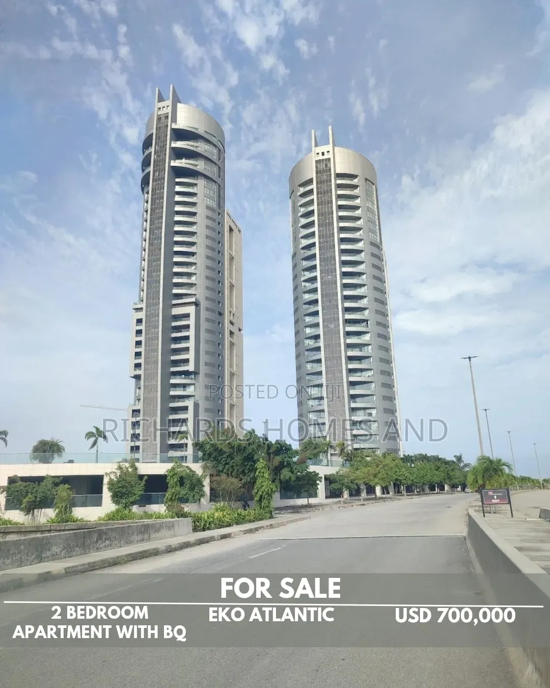 Furnished 2bdrm Apartment in Eko Atlantic for sale in Eko Atlantic