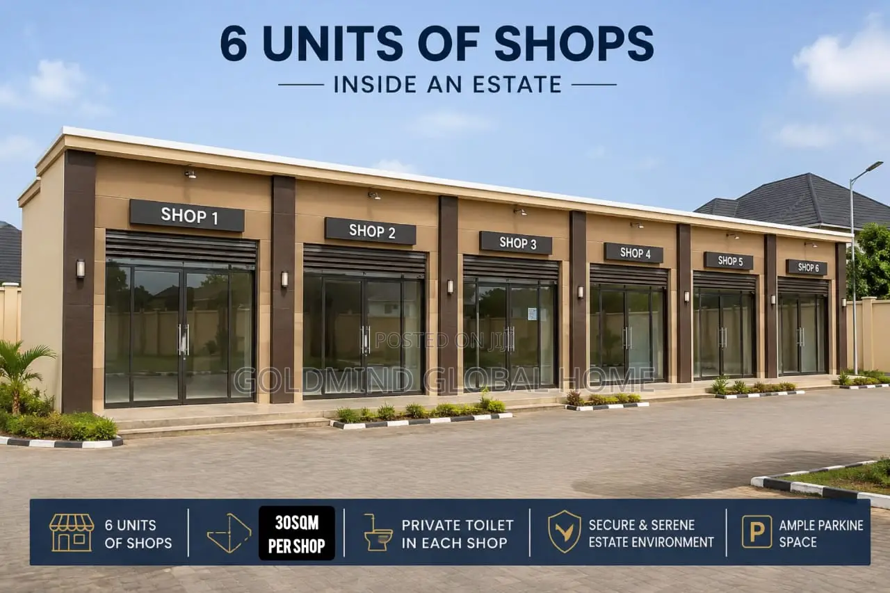 6 Units of Shops for Sale – Mahs Home Estate, Lugbe in Sabon Lugbe