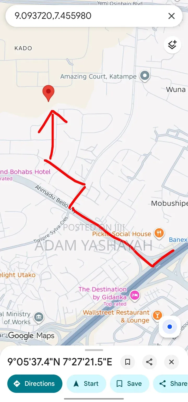 Katampe 2100 SQM Plot in Katampe (Main)