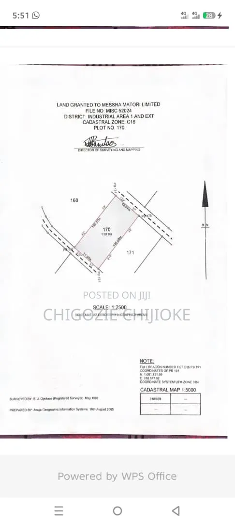 Commercial Land for Sale in Idu Industrial
