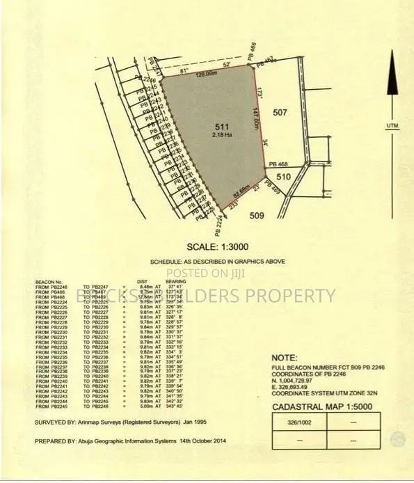 2.18 Hectares Hotel Plot for Sale in Kado by the Lake | C of O in Kado
