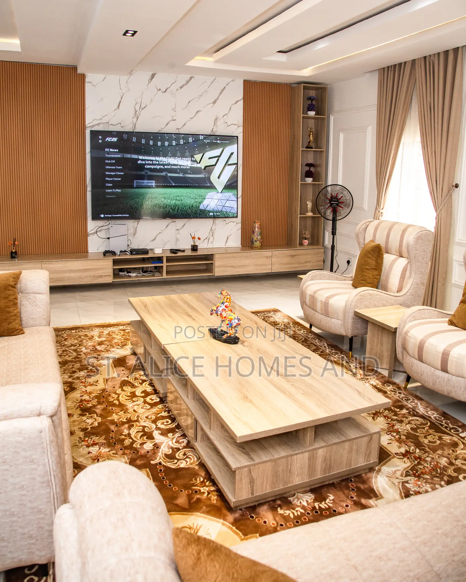 Asaka Amara 3 Bedroom Apartment With Furnished Luxurious Office in Central Business District