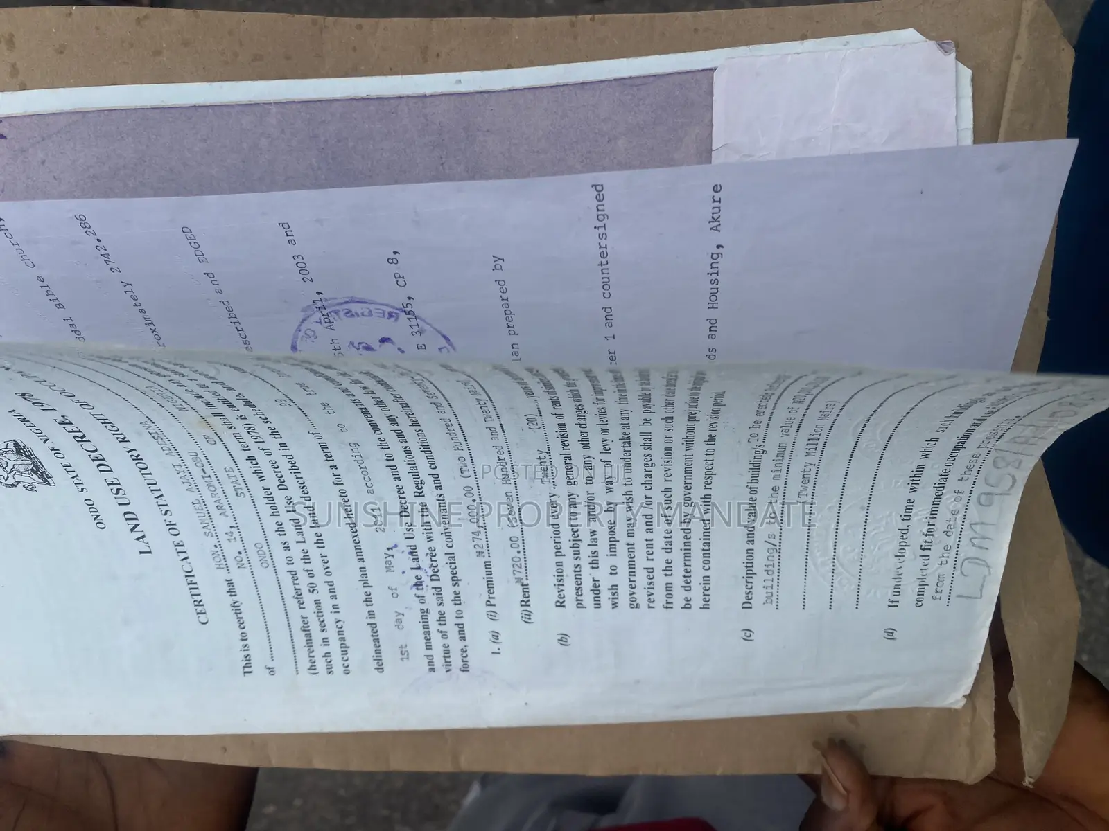 Prime Island for Sale at Ondo State Seaport : 211 Hectares of Land in Ondo State