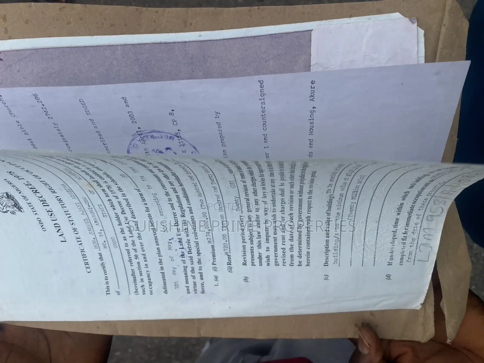 Prime Island for Sale at Ondo State Seaport : 211 Hectares of Land in Ondo State