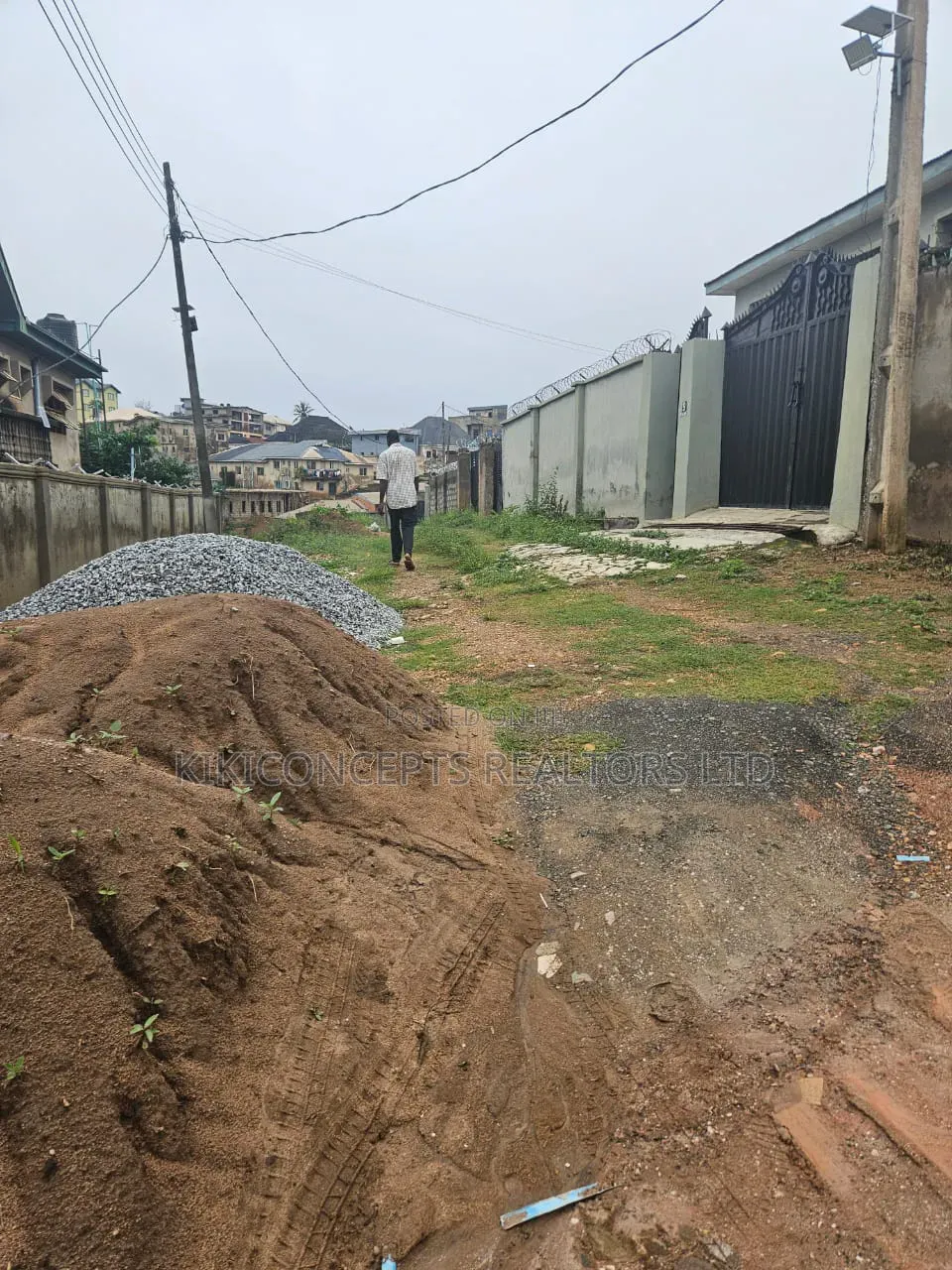 Above a Plot of Land Fully Fenced and Gated at Ayegoro in Ibadan