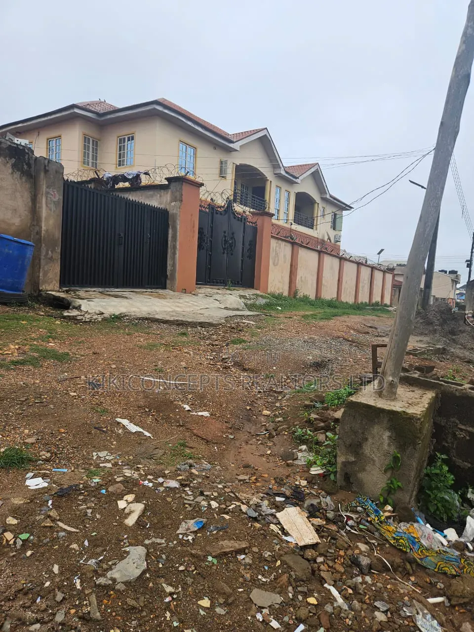 Above a Plot of Land Fully Fenced and Gated at Ayegoro in Ibadan