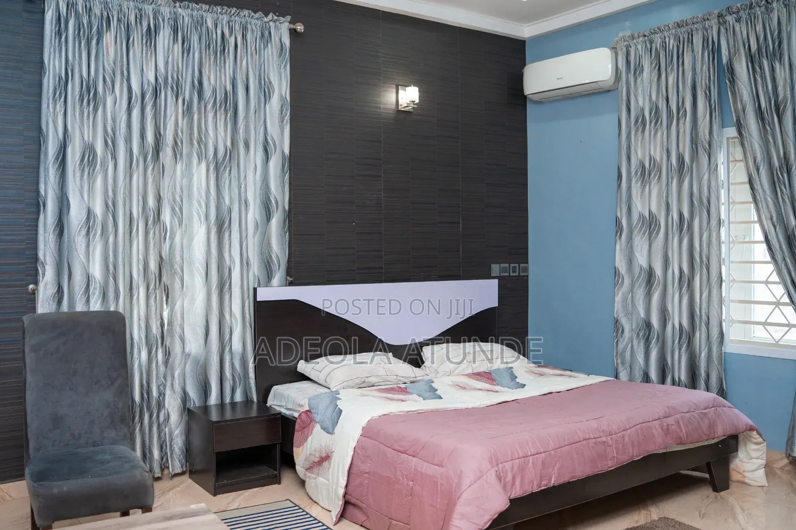 Comfortable Private Bedroom in a Stylish Shared 3-Bedroom Apartment in Sabon Lugbe
