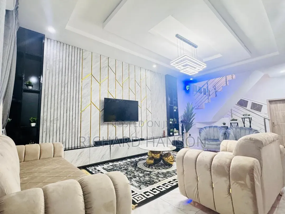 Furnished 4bdrm Duplex in Secured, Sangotedo for rent in Sangotedo