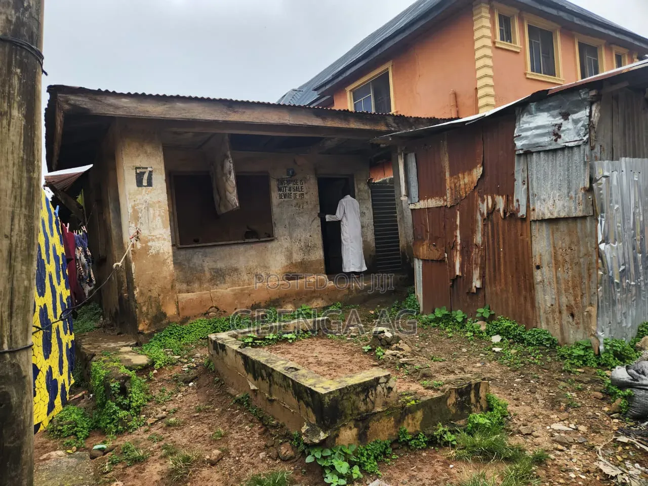 Half Plot of Land With Old Structure for Sale at Iju ISHAGA Lagos in Iju-Ishaga