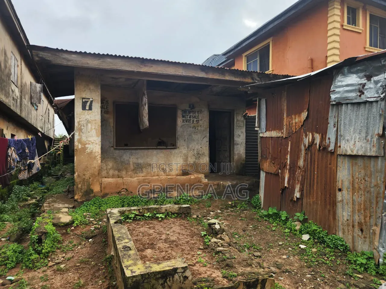 Half Plot of Land With Old Structure for Sale at Iju ISHAGA Lagos in Iju-Ishaga