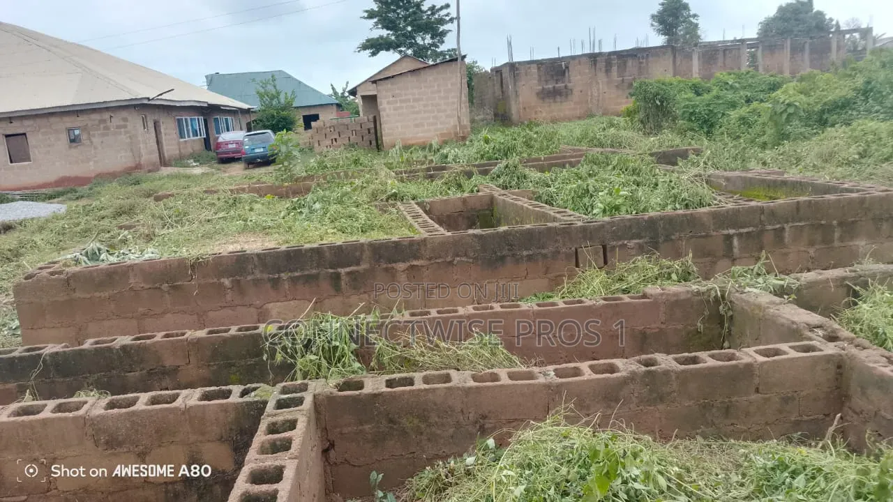 A Plot of Land With a Foundation of 2 and 3 Bedrooms in Ibadan