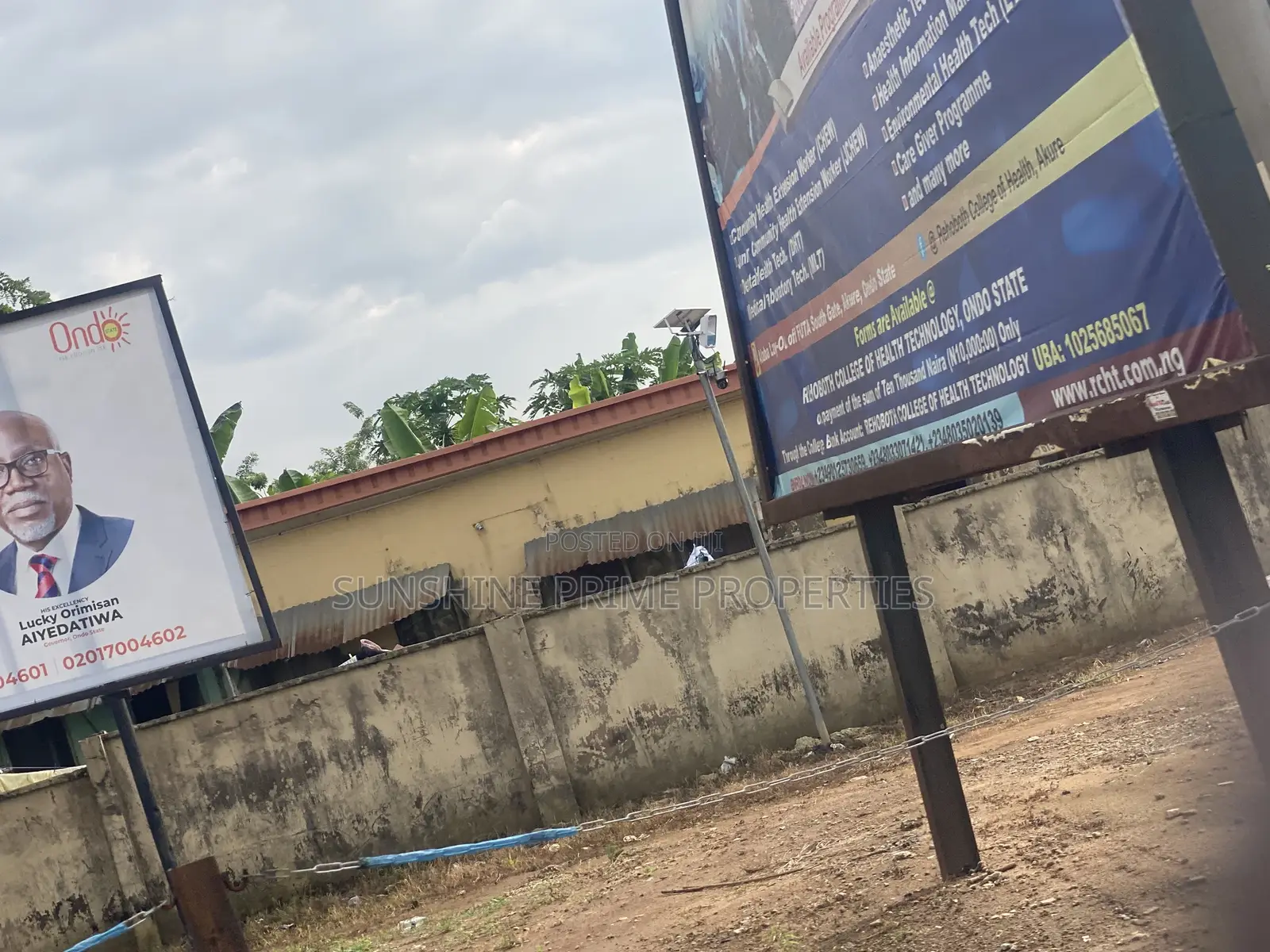 For Sale — 9 Plots of Land alagbaka Gra Right Opposite Shoprite Akure in Akure